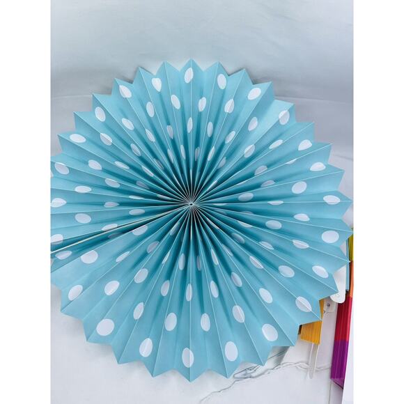 Honeycomb Hanging Round Paper Fans Decoration Party Kit Accessories Multicolor - Picture 11 of 12